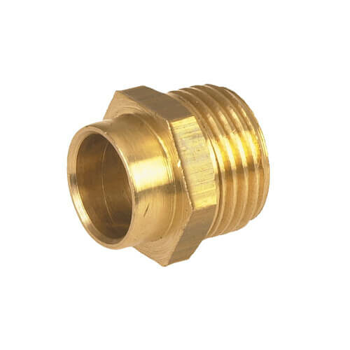 Manchon fer cuivre, mâle.