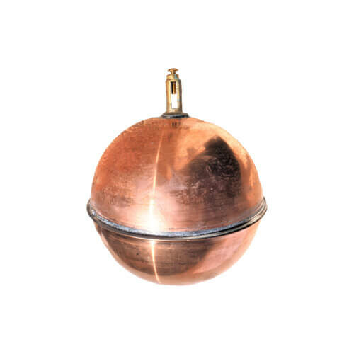 Boule cuivre pour robinet flotteur.