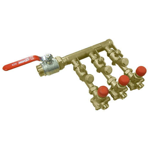 Piquage avec vanne/filtre/porte sonde intégrée + vanne de régulation de 0 à 800 l/h.